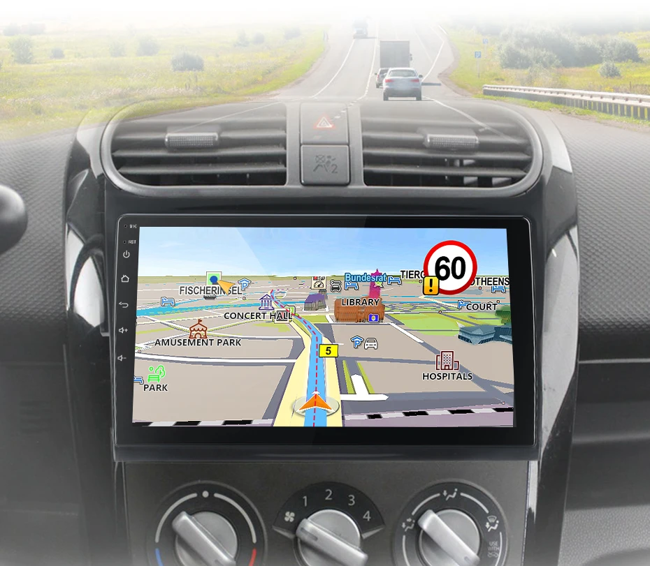 Junsun kabelloses carplay android auto autoradio für suzuki splash ritz 2011-2015 gps multimedia 2 din – Detail 16