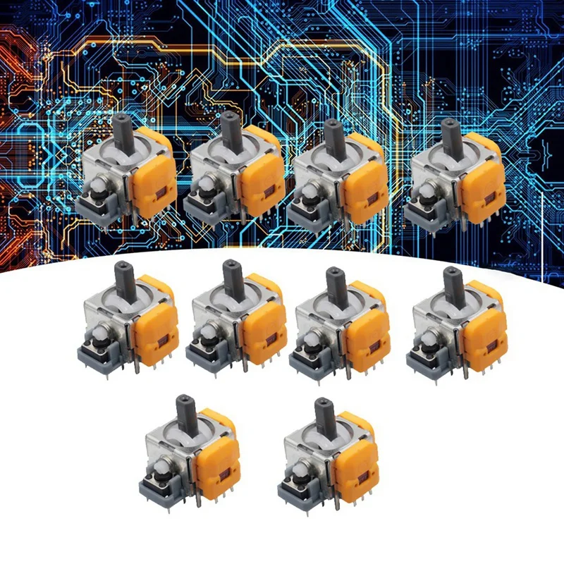 10Pcs Hall Electromagnetic Joystick For PS5 Game Console Hall Joystick Sensor Module Potentiometer