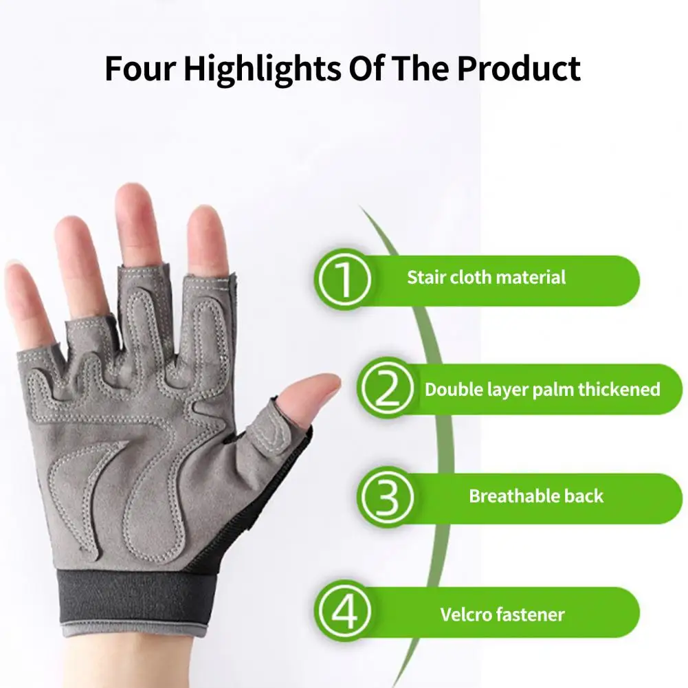 

Training Gloves 1 Pair Comfortable Non-slip Microfiber Stair Cloth Kayaking Paddling Sailing Sport Gloves Outdoor Sports