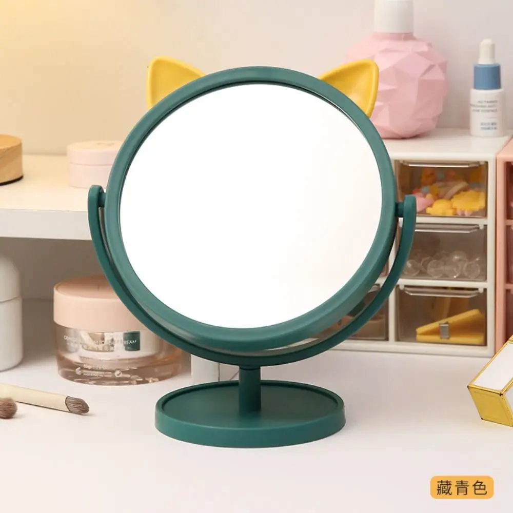 Cute Desktop HD Vanity Mirror Cartoon 360 Rotation Single Side specchio per il trucco specchio da principessa per trucco infrangibile regolabile