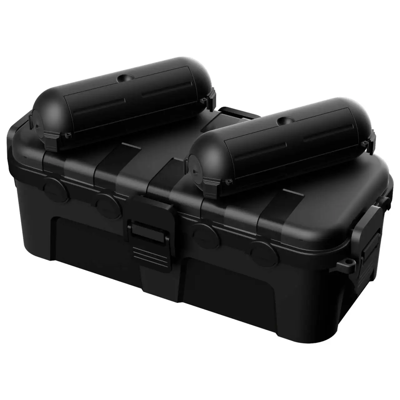 صندوق مقاوم للماء كهربائي متوسط الحجم من Flemoon مع غطاء سلك تمديد خارجي صغير الحجم للمكونات الخارجية/شريط الطاقة