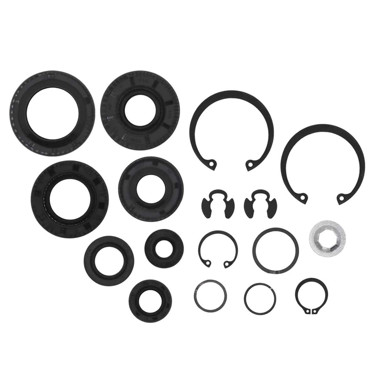 BAAQ 70853 Overhaul Rebuild Retaining Ring Kit 70853 Seal Kit Fit for Lawn Mower Lawn Mower Transmission