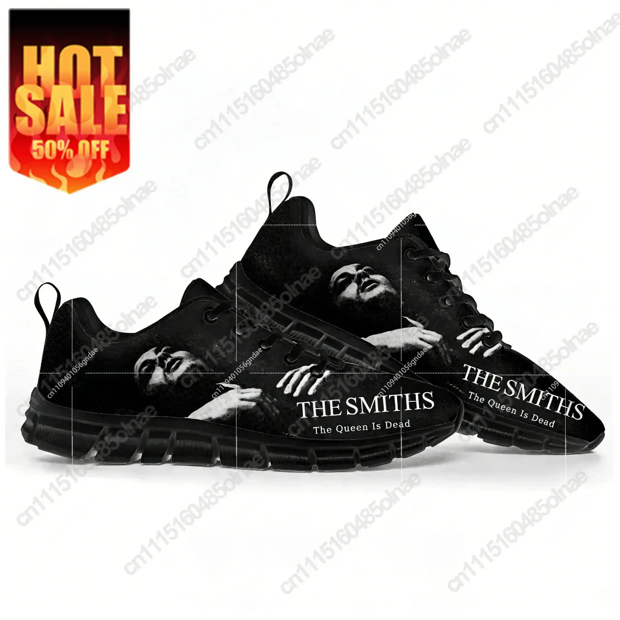The Smiths Rock Band Pop Sports Shoes Mens Womens  Sneakers Casual Custom Couple Shoes Black