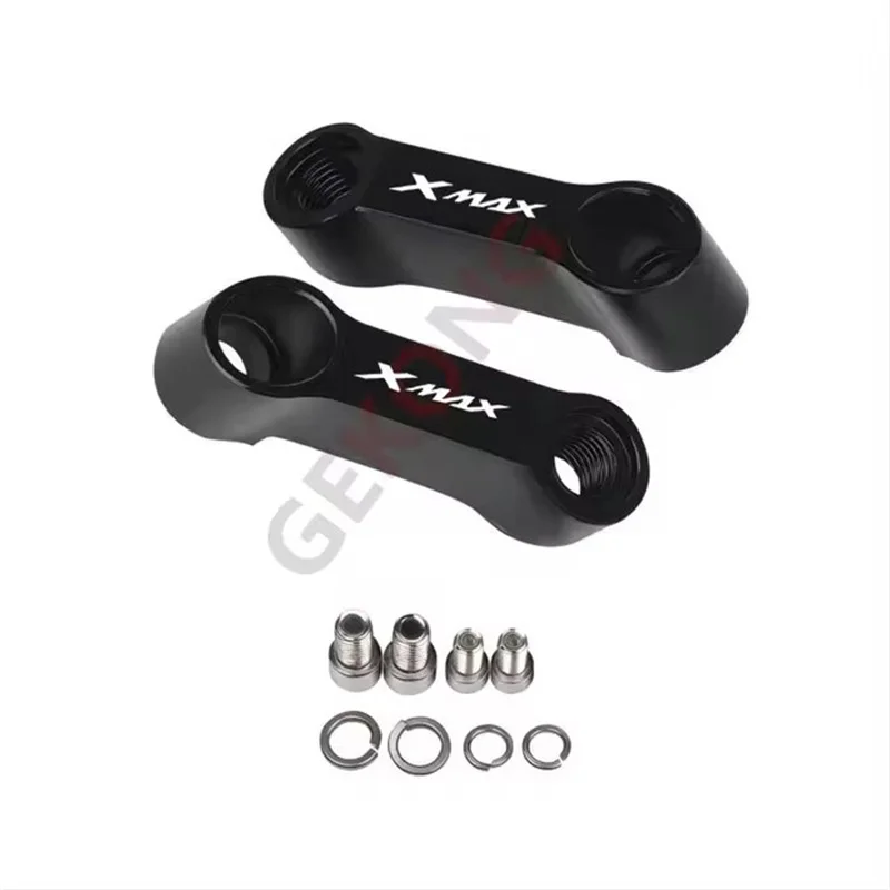 For XMAX XMAX125 XMAX250 XMAX300 XMAX400 Motorcycle Rearview Mirror Extender, Riser Extension Adapter,Motorcycle Accessories