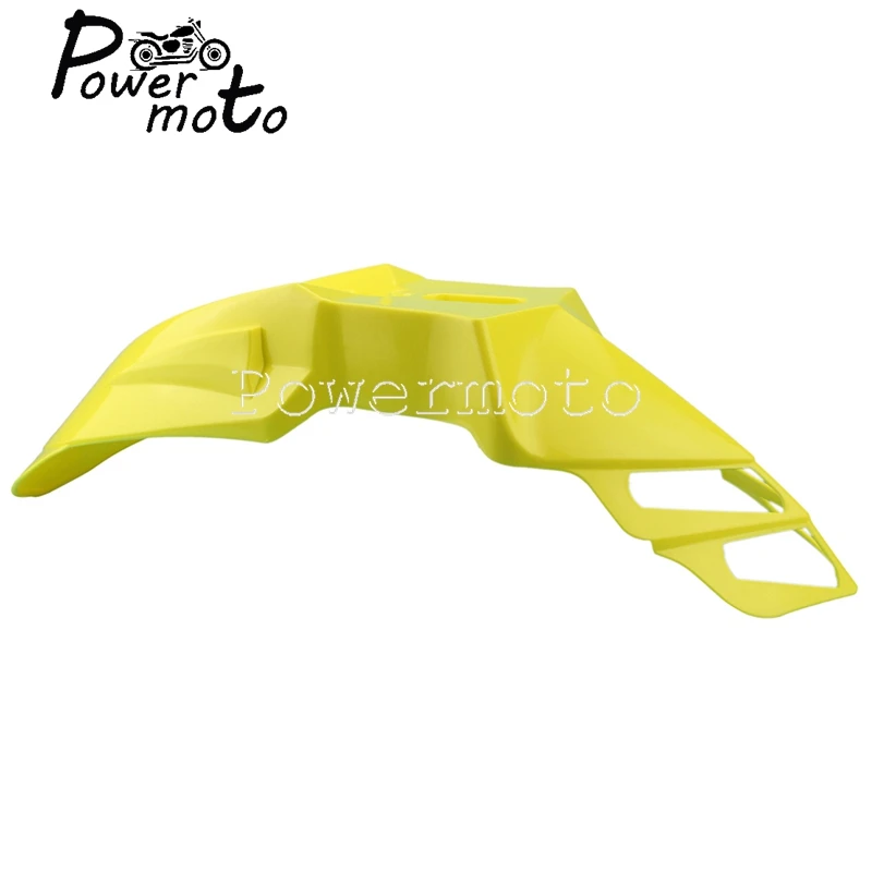 Yellow Motocross Front Splash Fender Universal Motocross Supermoto Mudguard Off-Road For Yamaha Suzuki DR650SE DRZ RMZ DR RM RMX