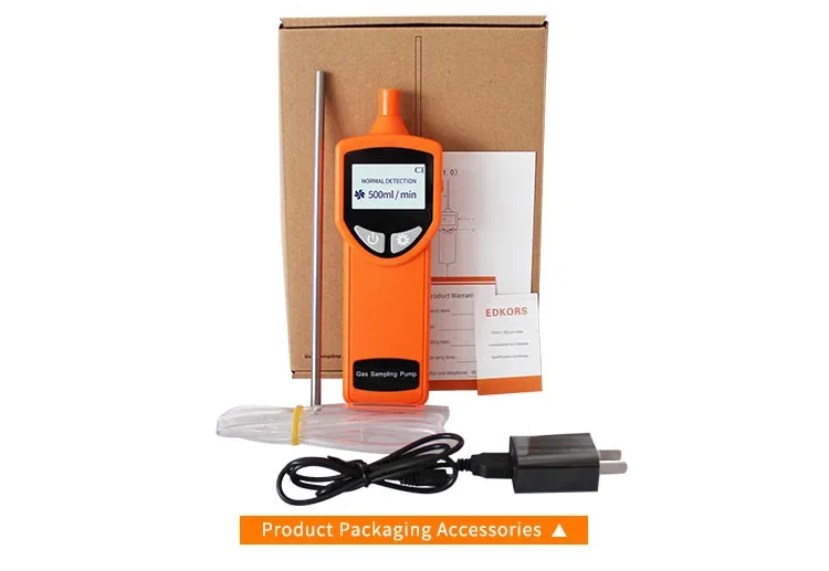 Industry Portable Gas Sampling Pump Digital Charging Smart External Pump Sampler Device Support All  Gas Analyzer Gas Detector