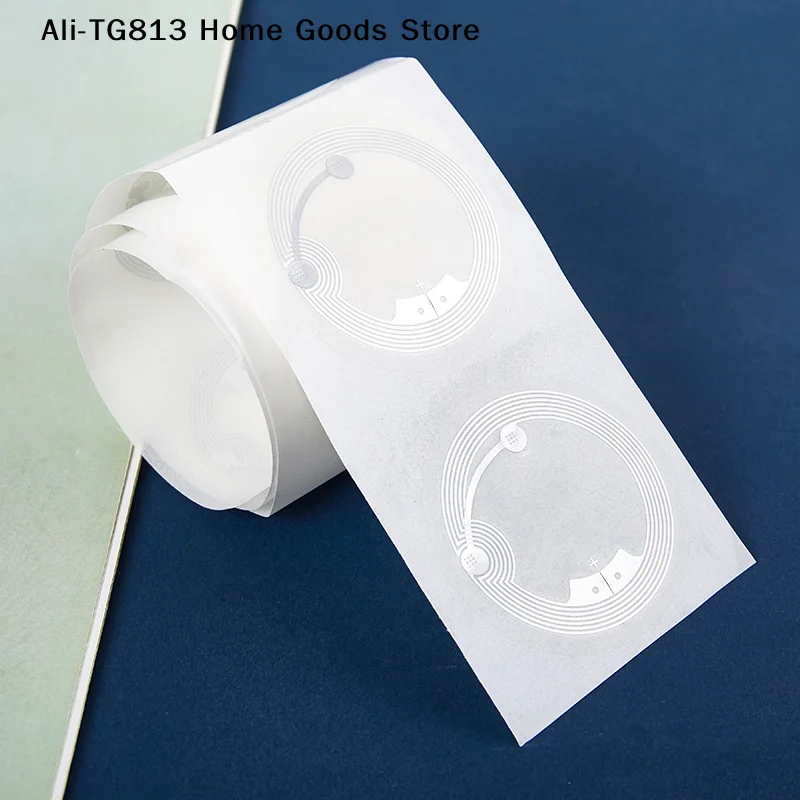

[TG813]10Pcs Changeable Re-Writtable Round Dia 40mm Sticker NFC Copy Clone Label
