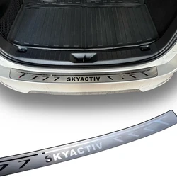 For Mazda CX60 CX-60 Auto Stickers Stainless Steel Accessories 2022-2024 Car Protector Rear Bumper Door Sill Trunk Trim Styling