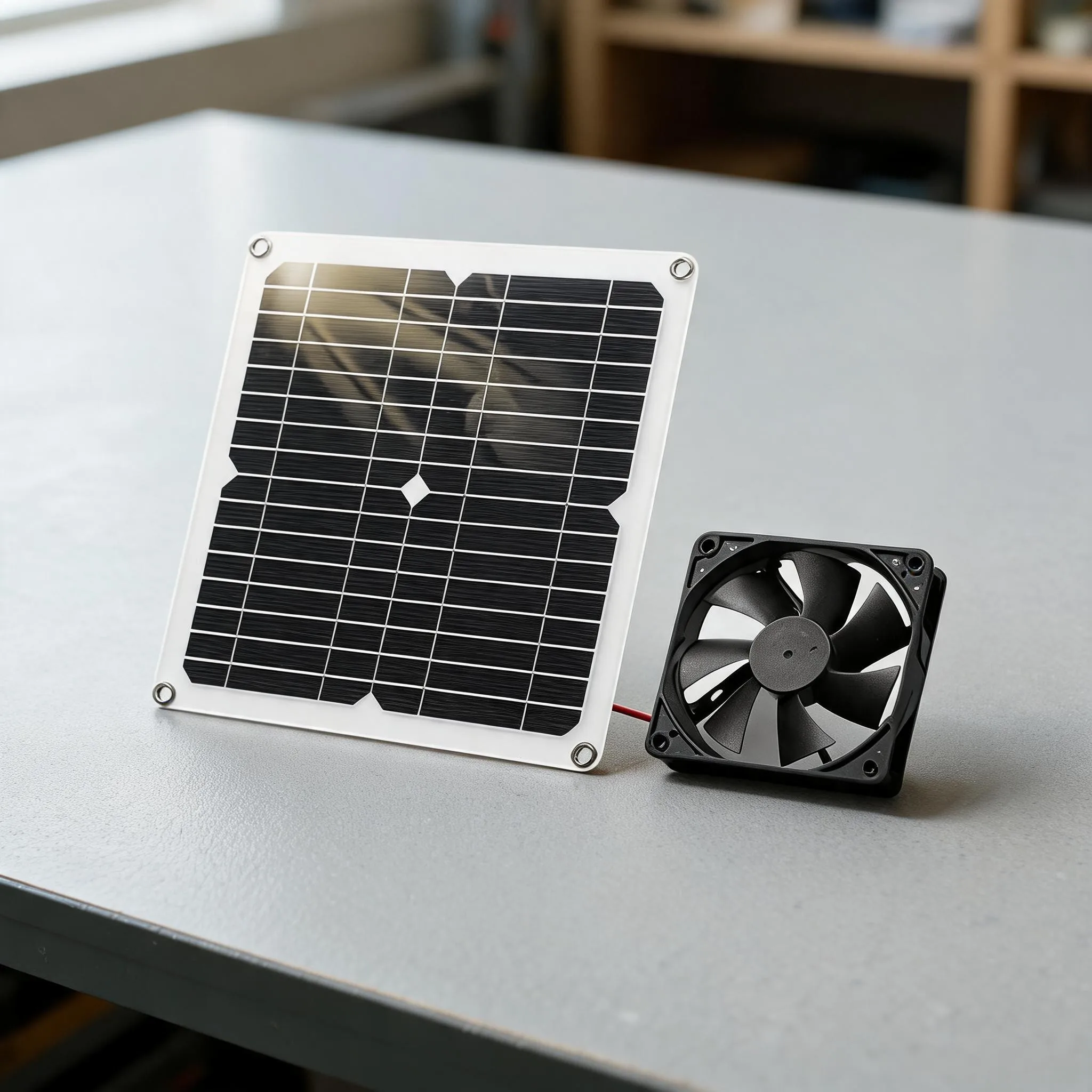 12W For Solar Panel Fan Kit Solar Powered Operation IP65 Weather Resistance For Chicken House Greenhouse Shed Window Ventilation