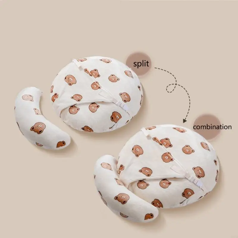 16FE Double Sided Spit Prevention Baby Cushion Slop Pillow for Comfortable Sleep Rest