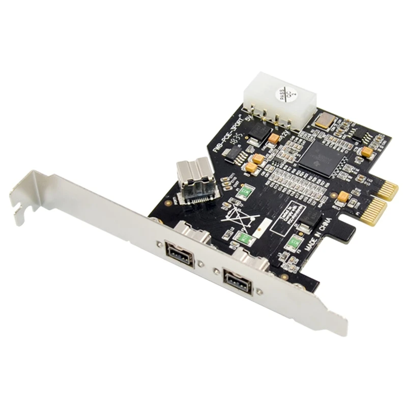 Imagem -06 - Video Capture Expansion Card Pci Express 1394b Portas Pci-e x1 para 1394b Controlador Xio2213azay Chipconjunto para Firewire 800