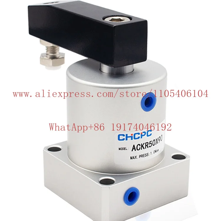 Pneumatic X180-degree rotation clamping SRC25 angle ACK32/40/50/63*90R/L rotary cylinder
