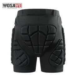 WOSAWE Motorcycle Shorts Motocross Pants protecciones moto Pad MTB Shorts For Extreme Sports Snowboarding spodnie ski shorts