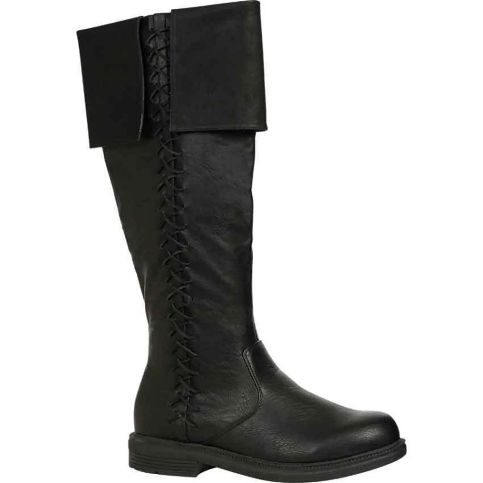 Retro średniowieczne buty Nordic Viking długie buty Cosplay Viking pirat Steampunk długie buty jeździeckie na impreza z okazji Halloween