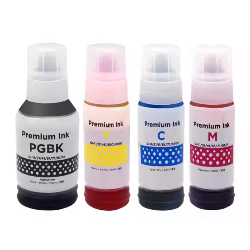 GI71 GI-71 Compatible Refill Dye Ink for Canon PIXMA G1020 G1730 G2020 G2021 G2060 G2730 G2770 G3020 G3021 G3060 inkjet Printer