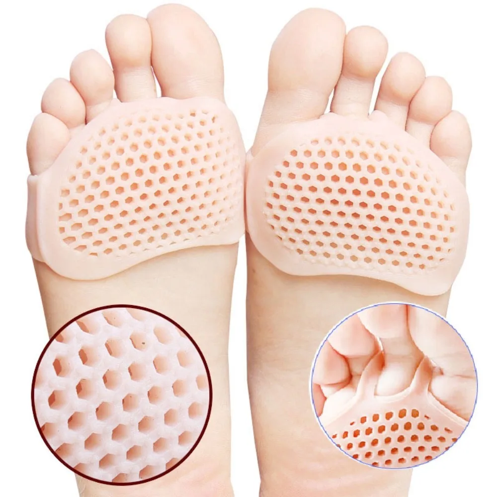 2Pcs Pain Relief Silicone Pads Forefoot Insoles Metatarsal Orthotics Toe Separator Cushions Foot Care Tool Foot Massage insoles