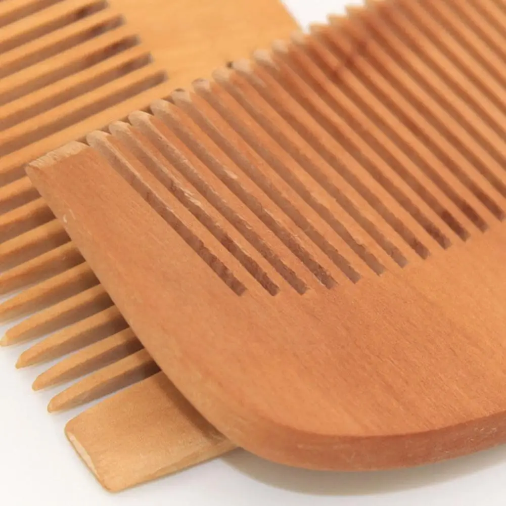 Natural Peach Wood Comb Retro Wood Comb Mini Portable Massage Tool Accessories Head Hair Care Anti-Static Beauty Z6R7