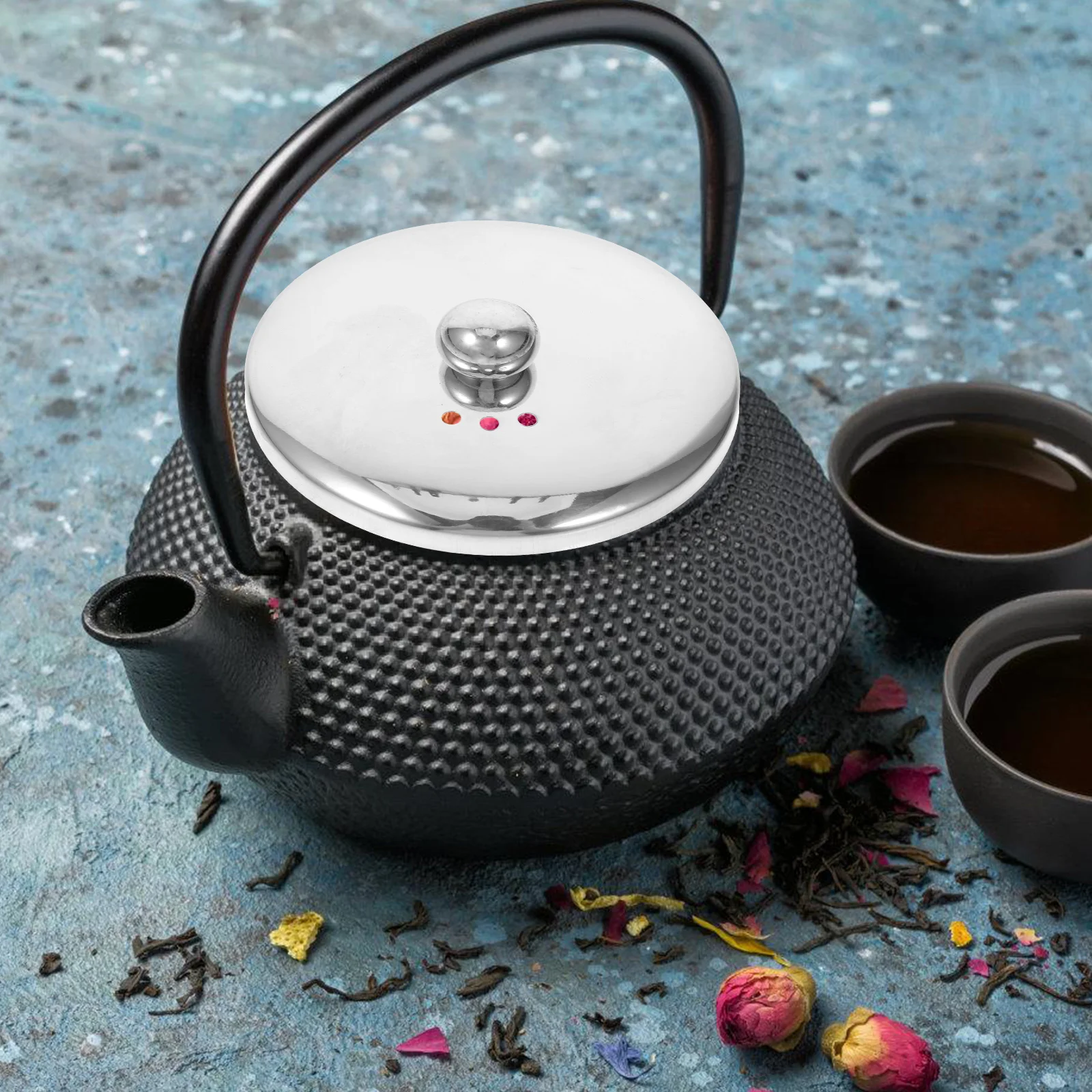 

1pcs Stainless Steel Tea Infuser Lid 8.1 Cm Replacement For Teapot Kettle Mug Cup Reusable Tea Accessories Strainer