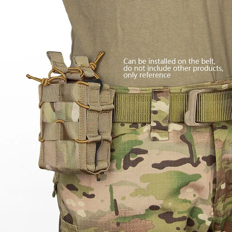 حقيبة مجلة مزدوجة من مولر 5.56 7.62 لمجلات M4، M16، AR15، G36، ملحقات خارجية EDC، حقيبة صدرية للصيد، حقيبة خصر