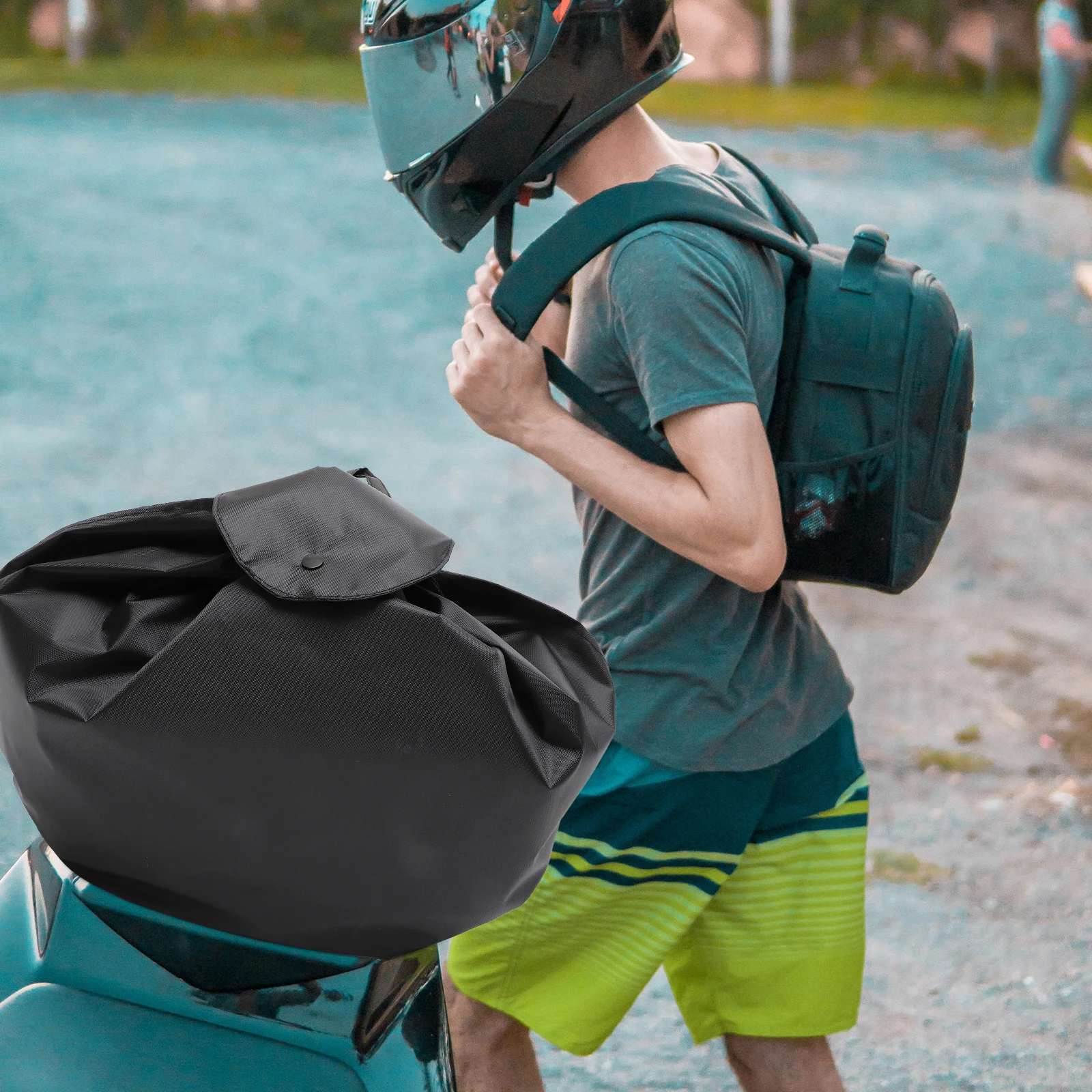 

Durable Motorcycle Storage Bag Portable Dustproof Large Capacity Sundries Carrying Pouch Pouch Sundries Bag