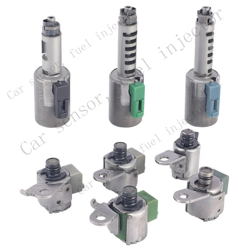 Q+ 8PCS AW55-50SN Solenoid Kit AF33-5 AW235 For Volvo S40 V50 V70 RE5F22A AW55-51SN