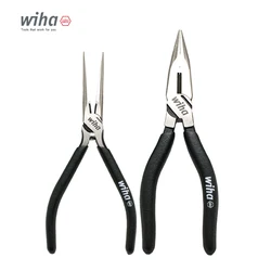 WIHA Black Forest Snip Nose Pliers Cr-v  Electrician Repair Tools For Cutting Clamping Stripping Long Nose Plier 43533 45841