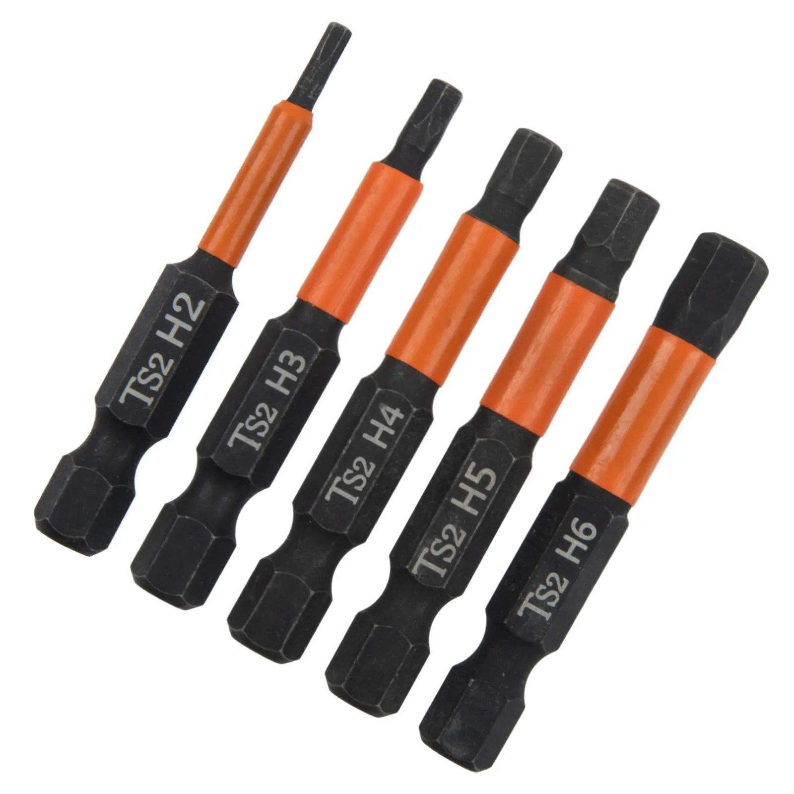 5pcs Hexagon Screwdriver Bit Quick Change Driver Power Drill H2-H6 50mm Magnetic Screwdriver Bit Set Electric Socket Bit