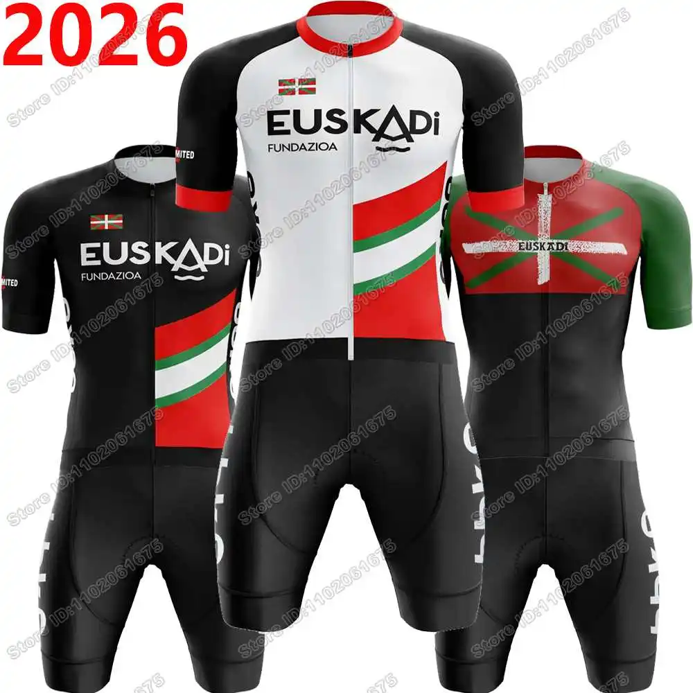 Tenue Cyclisme Rétro Euskaltel – Maillot + Cuissard à Bretelles, Neuf