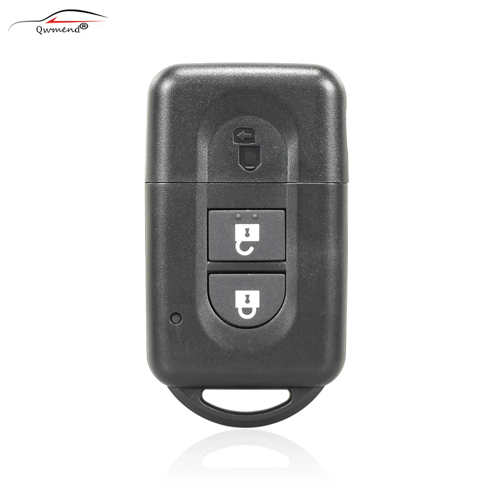 

QWMEND Replacement Car Remote Key Shell Case For Nissan Qashqai X-Trail MICRA Note Pathfinder 2Buttons Smart Key Case