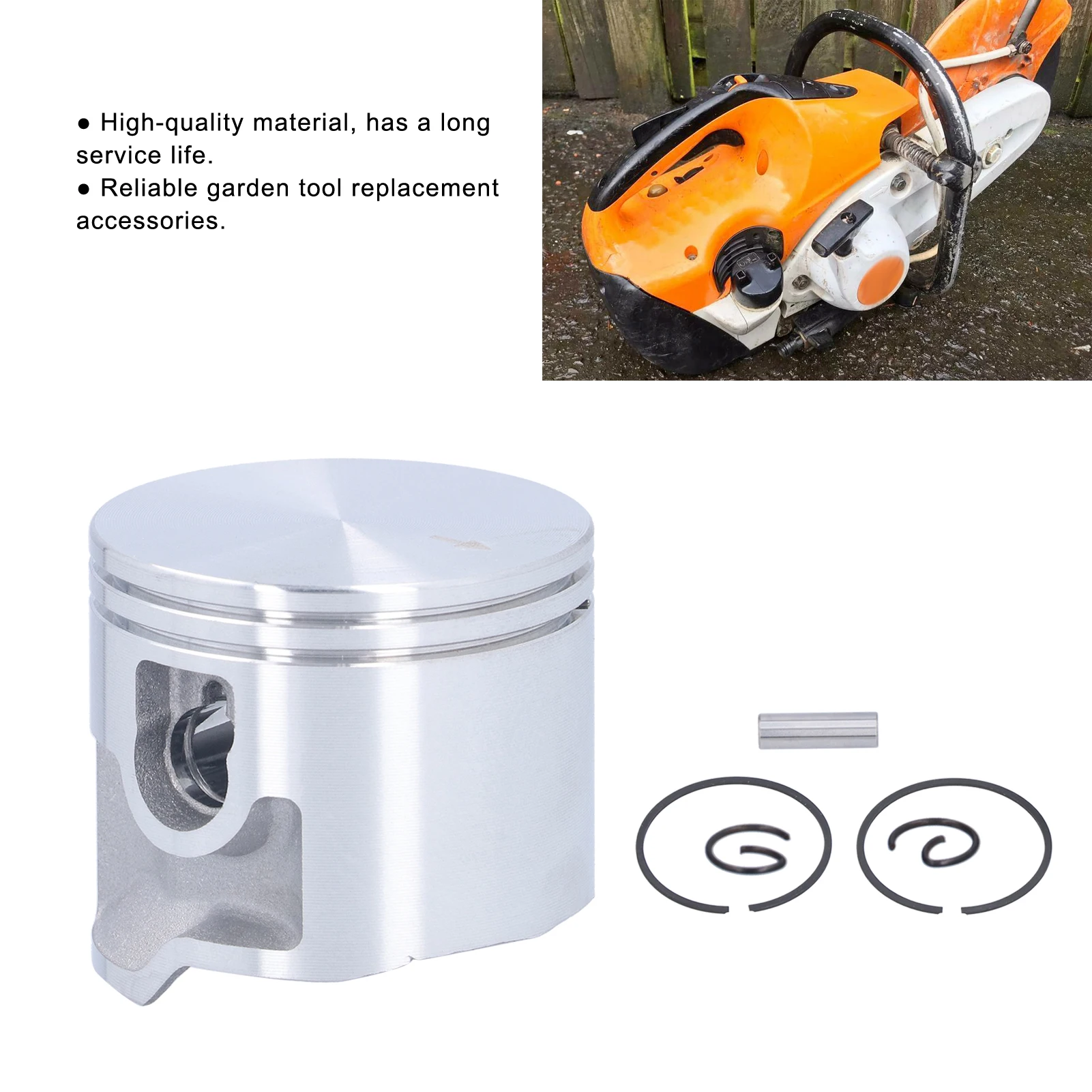 50MM Piston and Piston  Assembly Kit for Stihl TS410 TS420 Cut Off Saws 4238 030 2003 Piston and Piston  Piston Assembly