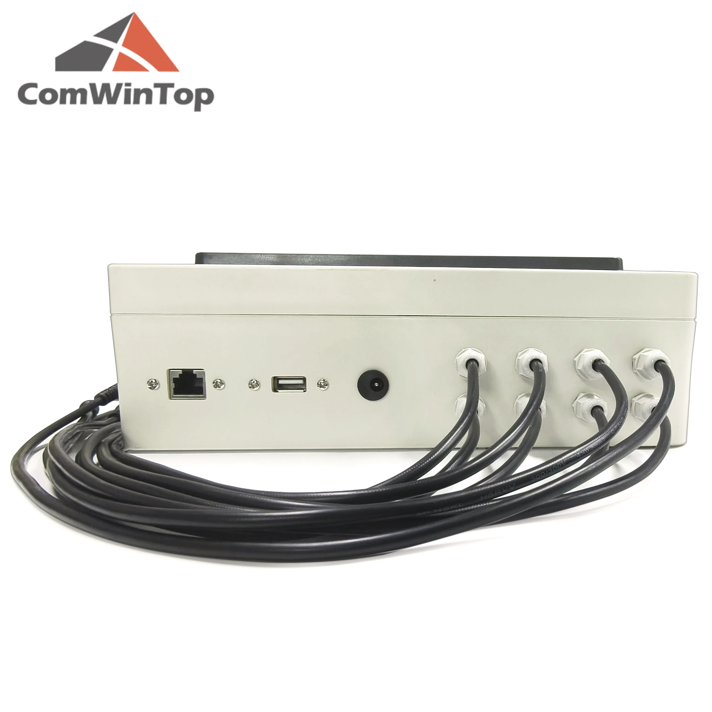 토양 온도 습도 EC PH NPK 측정 8노드 토양 매개변수 수집 시스템 7인치 LCD 터치스크린 포함