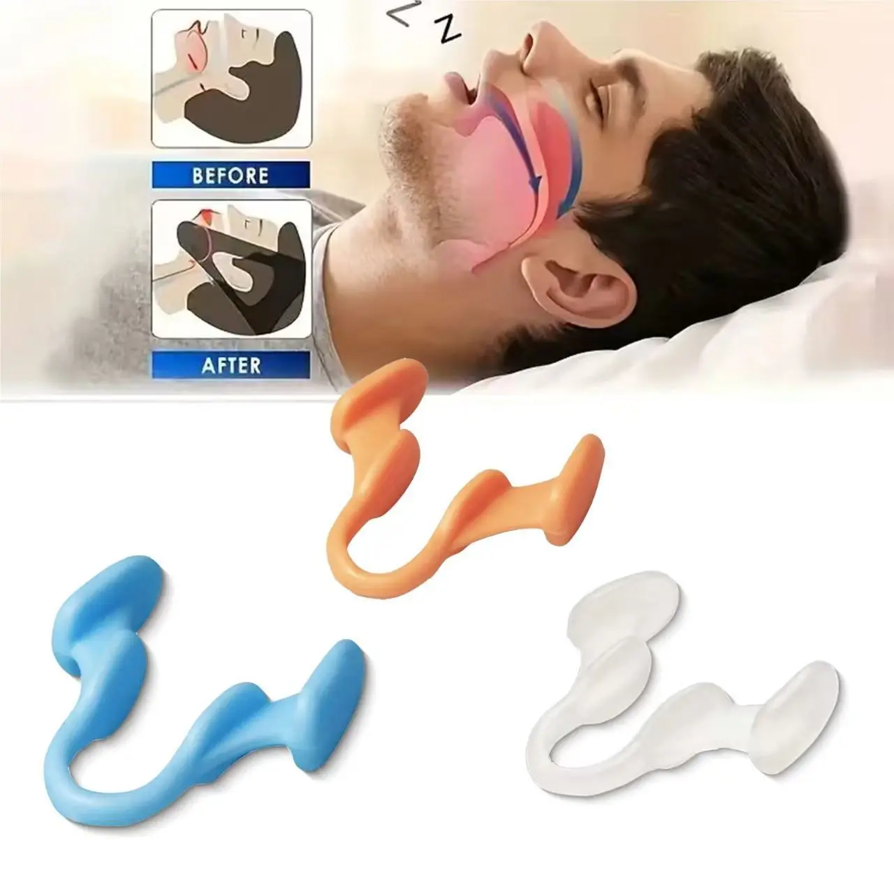 5/10/20Pcs Nase Clip Anti Schnarchen Weiche Nasen Dilatator Stop Schnarchen Gerät für Hilfe Einfach Atmen Verbessern schlaf Qualität Rhinitis – Detail 4