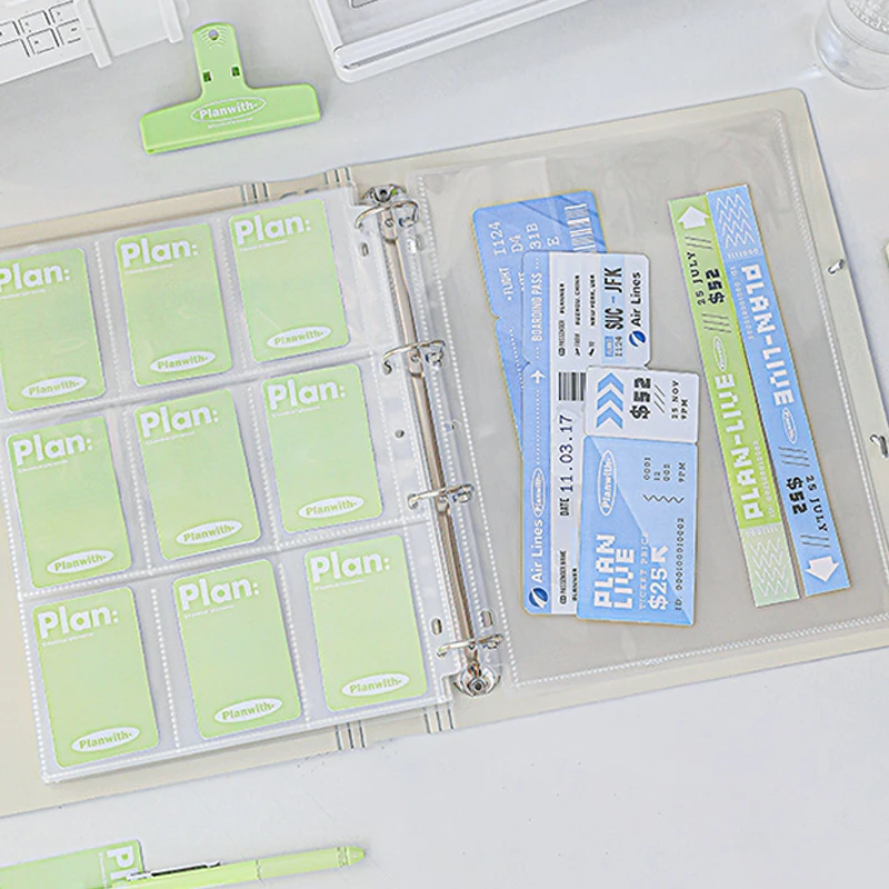 Cute 4/6/9 Space 3Inch Kpop Photo Card Kpop Binder Large Capacity Idol Photocard Album Photocards Binder Loose-Leaf Collect Book