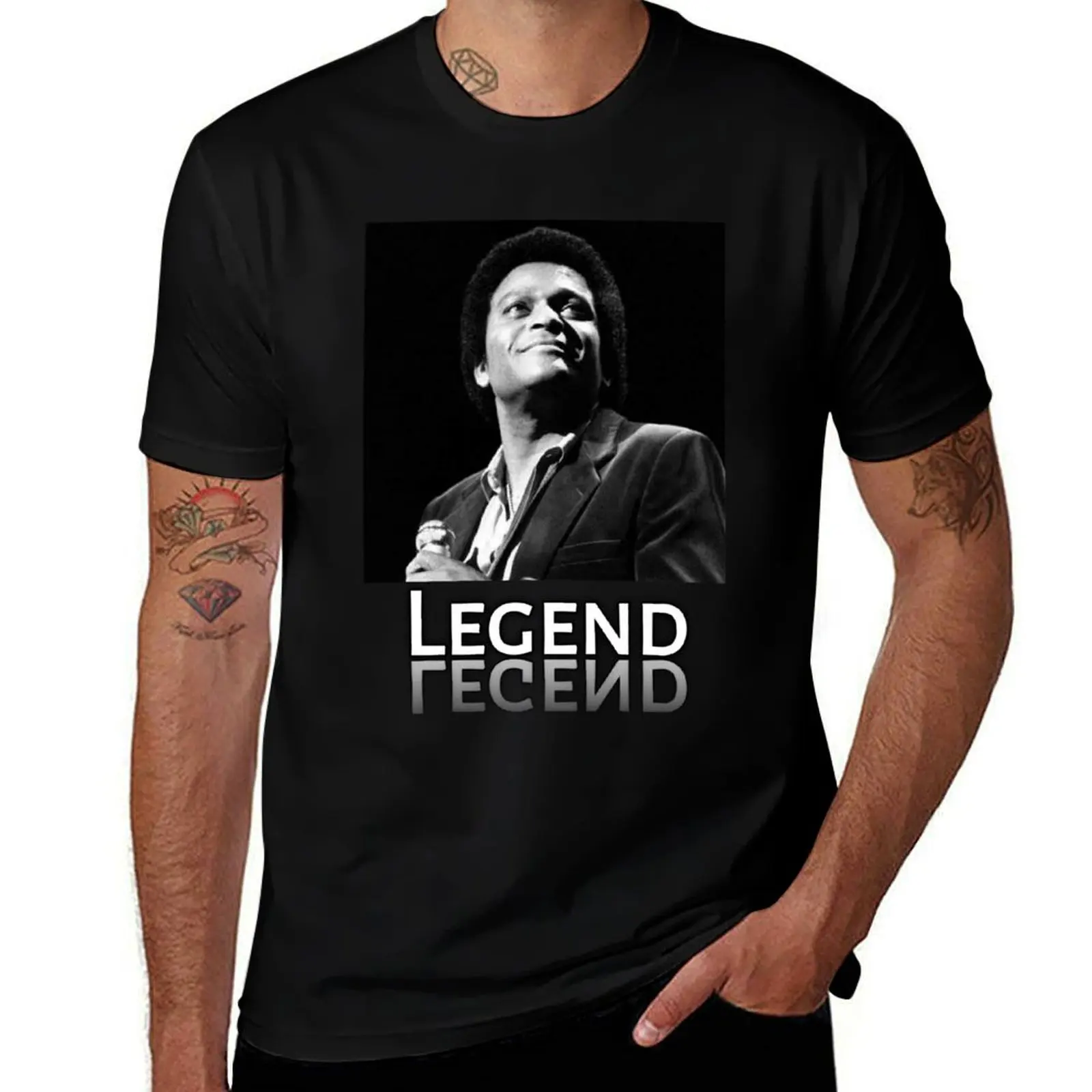 Charley Pride the LEGEND T-Shirt Man t-shirt custom t shirt shirts graphic tee topping t shirts men