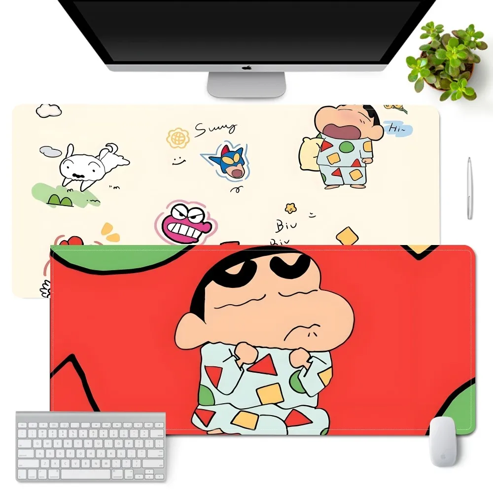 

Anime Crayons Shin-chans Mousepad Mouse Pad Laptop Gaming Accessories Mousepad Large Desk Mat Computer Gamer Keyboard Rug Carpet