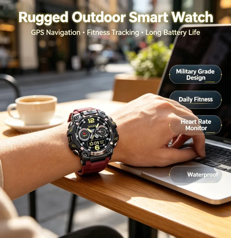 Q668 Unisex 4G Full Netcom Android Smartwatch Waterproof Heart Rate Tracking Outdoor Multifunctional Sports Wrist Watch