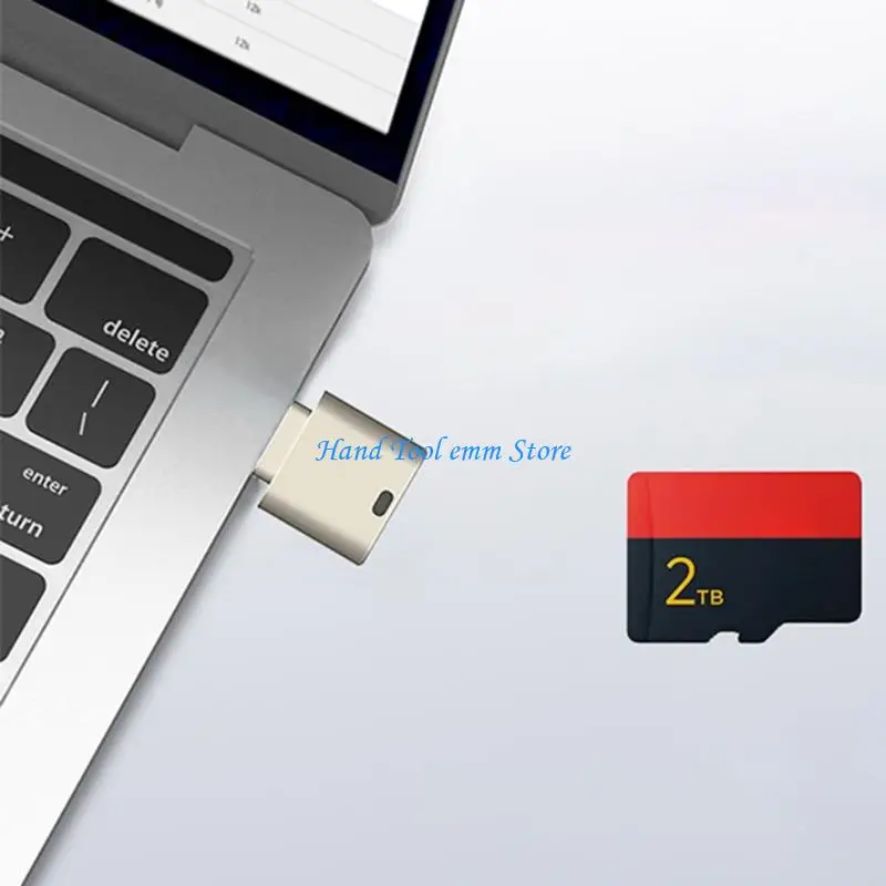 

H37F USB C TF Memory Card Reader Adapter For Microed Cards And Devices Efficient