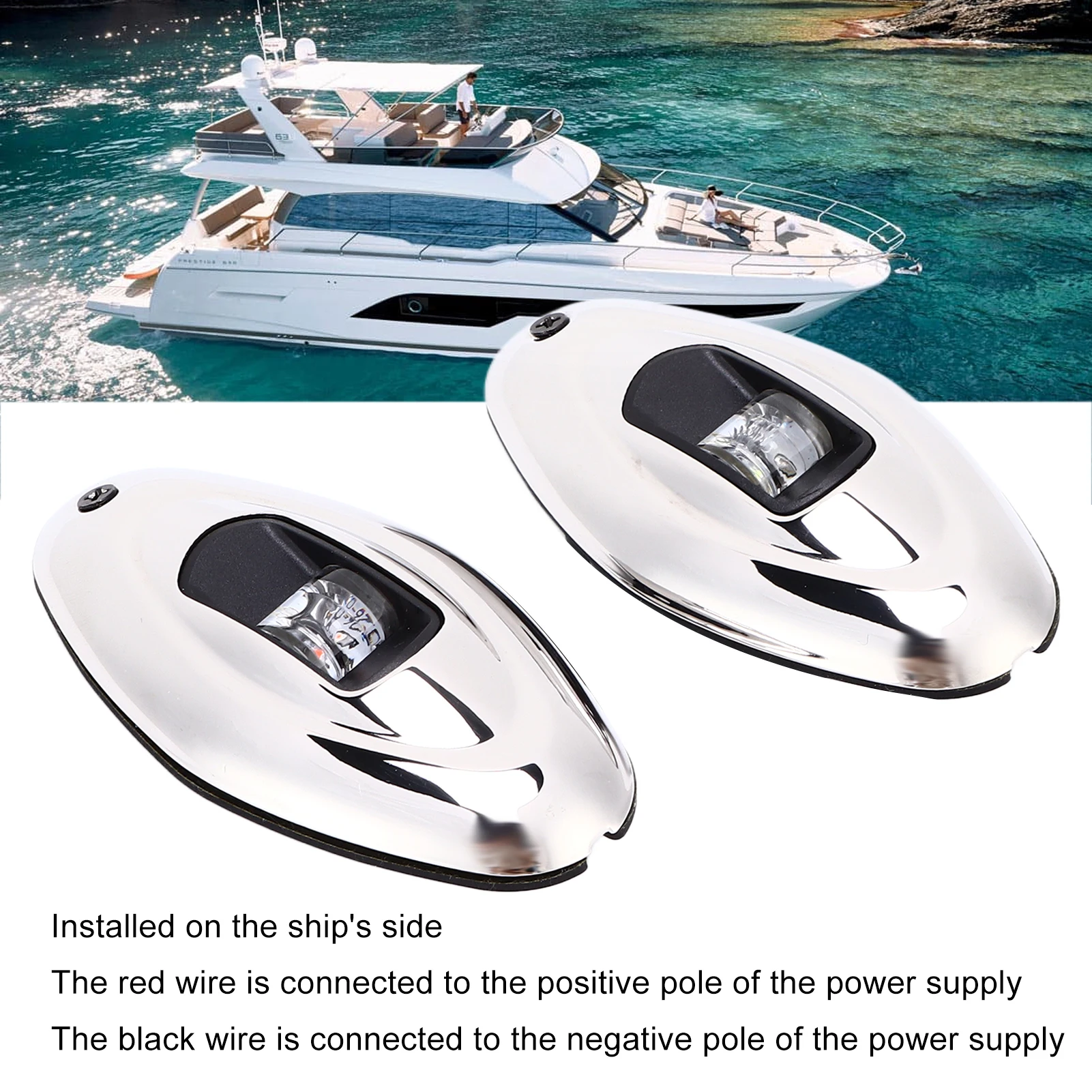 Boat Navigation Light LED Multifunction Marine Sailing  Lamp IP66 Waterproof for Skeeters for Yacht for Pontoon