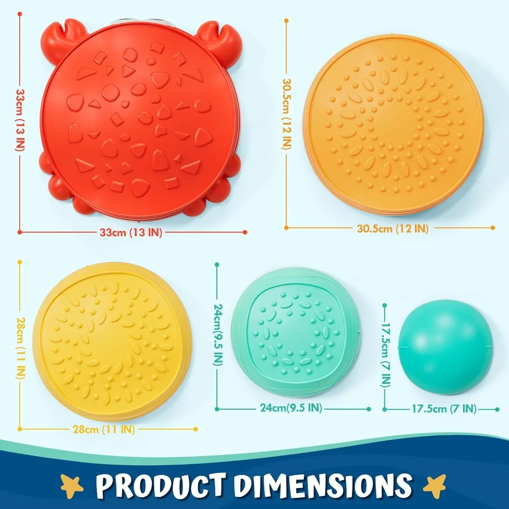 Animal Stepping Stones for Kids Non-Slip Balance Stepping Stones for Promoting Children's Coordination Skills Obstacle Course