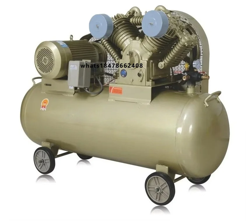 Powerful Cylinder Head 12.5bar 10hp High Pressure Piston Air Compressor With 300l 500l Tank
