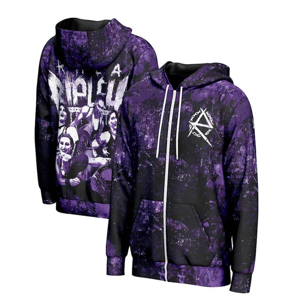 

Rhea Ripley Superstar Wrestling Hoodie Zipper Men Women Children Pullover Sweatshirt Jacket Tops Coat Outdoor