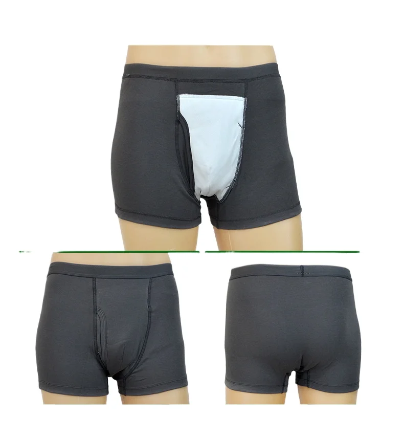 

Мужское нижнее белье для людей среднего и пожилого возраста, недержание и герметичность, можно стирать, дышащее нижнее белье с защитой от мочи