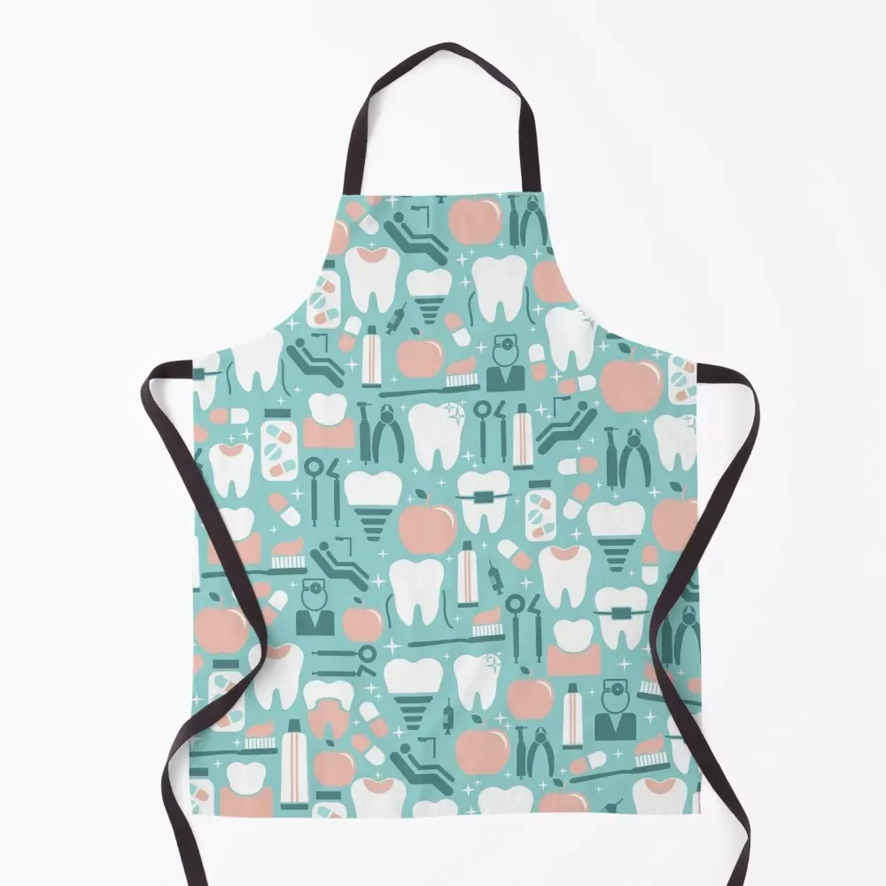

Dental scrub pattern Apron Kitchen And Home Items Kitchen Man professional kitchen Apron