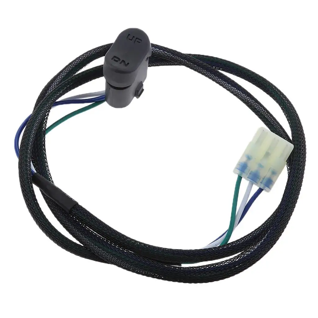 

Trim Switch for Outboard Motor Replacement Power Tilt Assembly Black Plastic for Honda Marine Engine