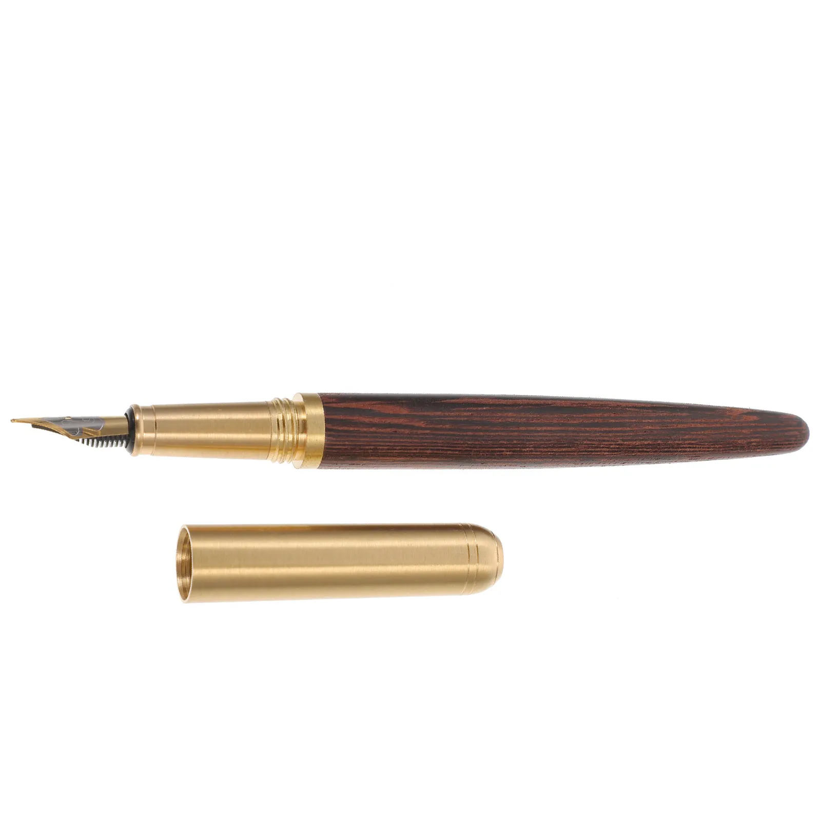 

Exquisite Wooden Fountain Pen Premium Smooth Flow Writing Instrument for Calligraphy Office School Signing Portable Elegant Gift