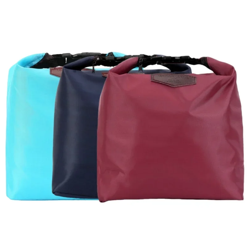 Thermal Insulated Lunch Bag Portable Oxford Cloth Cooler Lunchbox Storage Bag Carry Picinic Food Tote Insulation Package 1pc