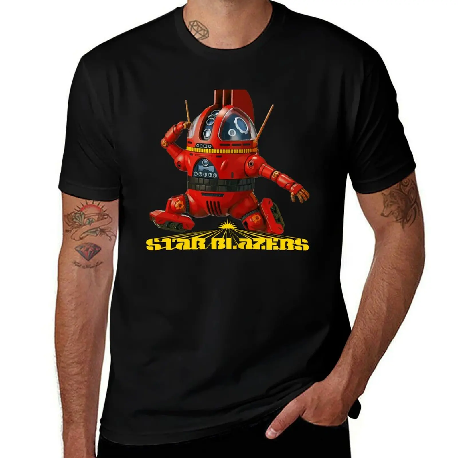

Star Blazers T-Shirt t shirts for man cotton soft man tshirt T-Shirt
