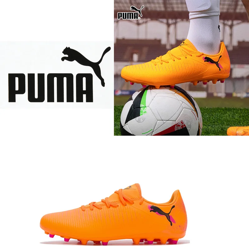 PUMA Mens MG Soccer Cleats 108604-03 Synthetic Leather Upper Grip Texture Football Shoes