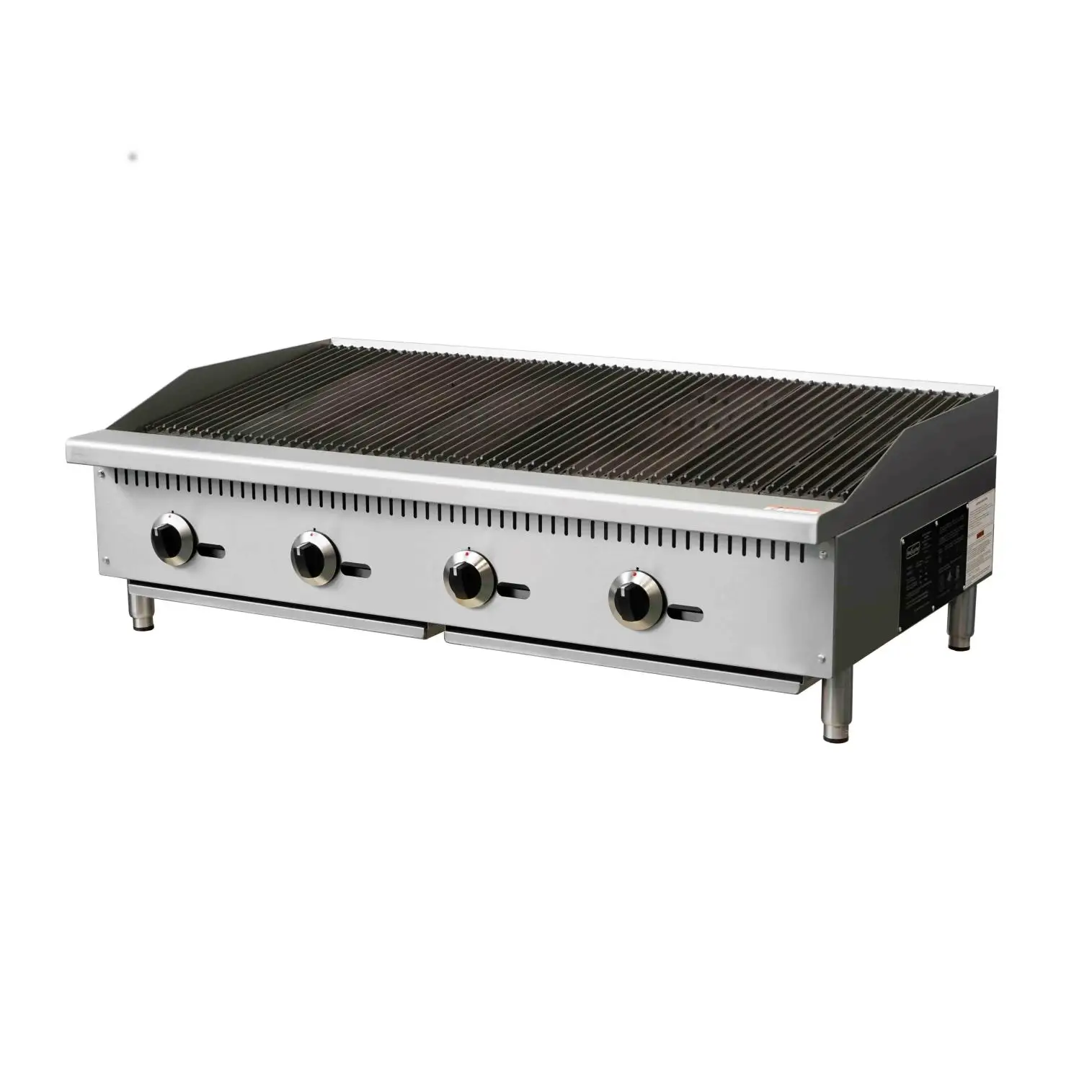 

Counter top gas burning stainless steel American gas stove