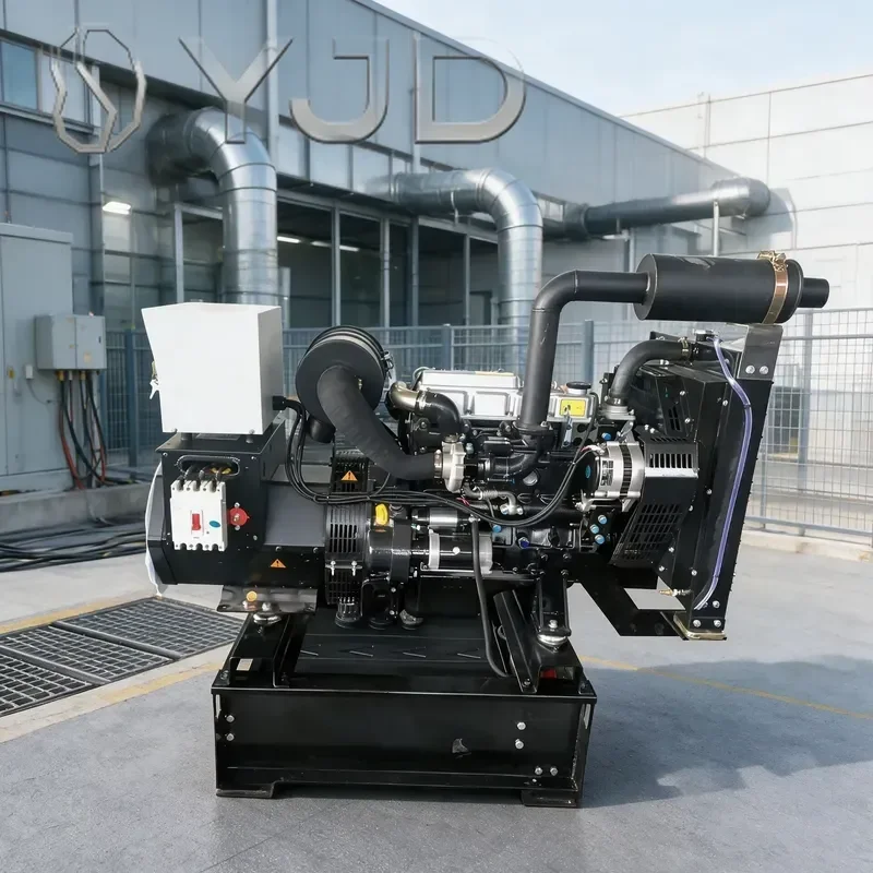 YJD 80kW Heavy  Open Type Diesel Generator Set 400V Three Phase Powerful Emergency Power Genset for Building